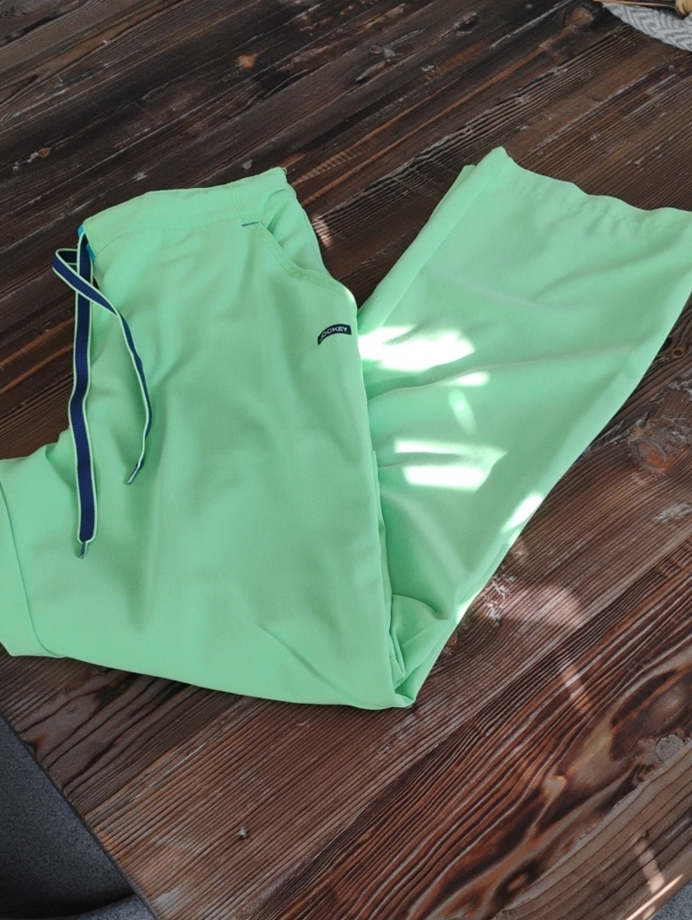 Lime Green Scrub Pants